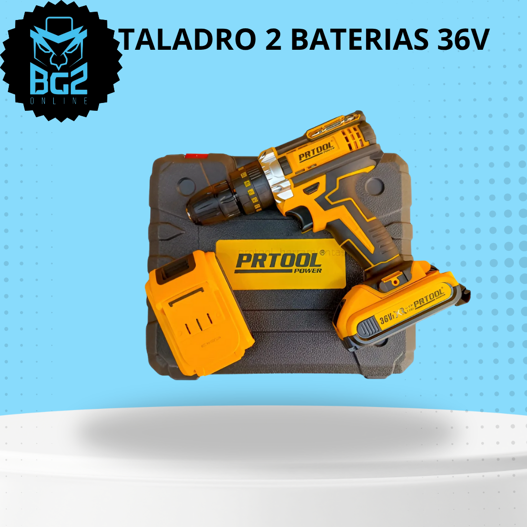 TALADRO 2BATERIAS 36V
